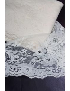 TIRA ENCAJE BEIGE 13CM