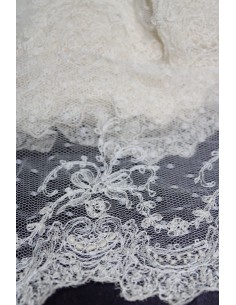 TIRA ENCAJE CRUDO 14,5CM