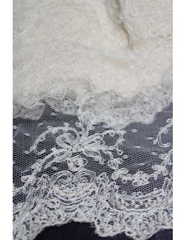 TIRA ENCAJE CRUDO 14,5CM