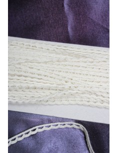 PUNTILLA BEIGE OSCURO 0.5 CM