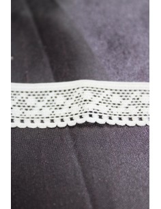 PUNTILLA BLANCA ELASTICA 2CM