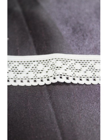 PUNTILLA BLANCA ELASTICA 2CM