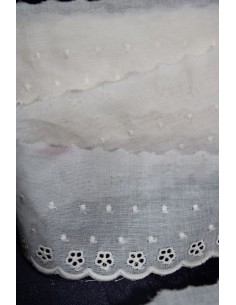 PUNTILLA BATISTA CRUDO 5CM