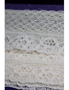 PUNTILLA DE ENCAJE CRUDO 2CM