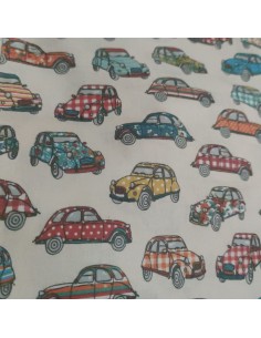 ALGODON 100% MOTIVOS 2CV.