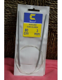 AGUJA TRICOTAR CIRCULAR N.3