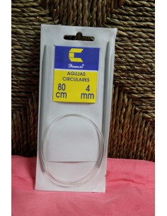 AGUJA TRICOTAR CIRCULAR N.4