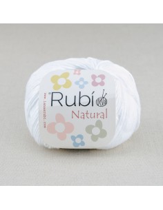 LANAS RUBÍ NATURAL 50GR