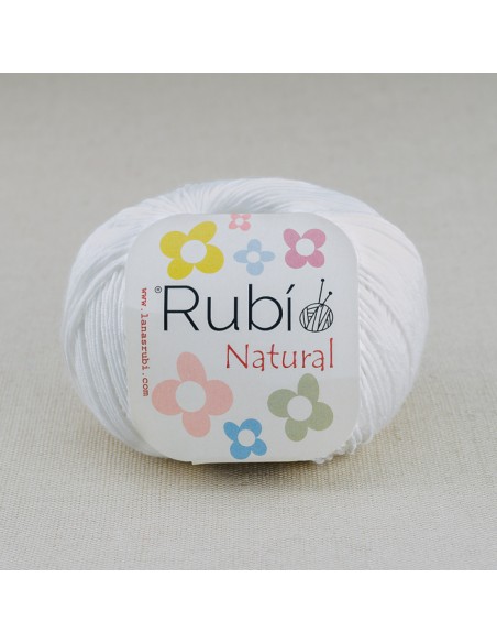 LANAS RUBÍ NATURAL 50GR