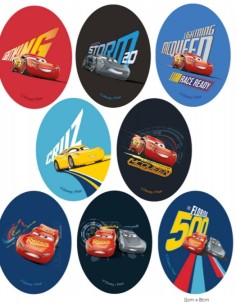 APLIQUE IMPRESO INFANTIL CARS