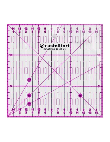 REGLA PATCHWORK 15X15CM