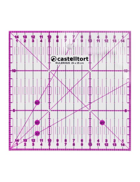 REGLA PATCHWORK 15X15CM