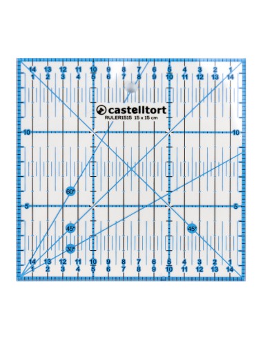 REGLA PATCHWORK 15X15CM