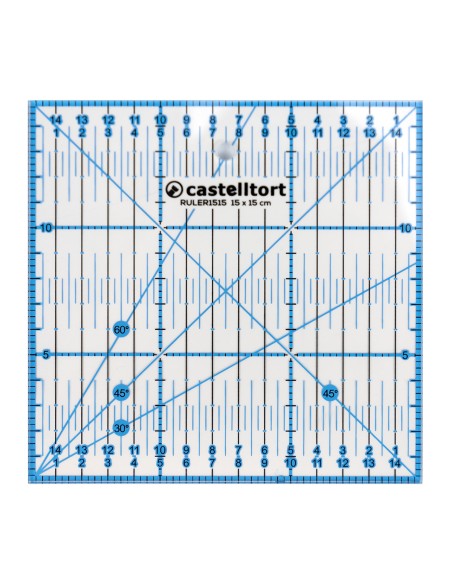 REGLA PATCHWORK 15X15CM