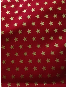algodon estrellas doradas