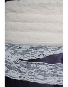 TIRA ENCAJE BOLILLO BEIGE 5CM