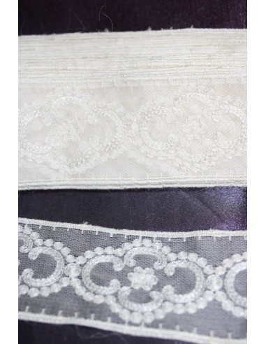 TIRA DE ENCAJE BORDADO 5CM